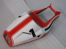 Cargar imagen en el visor de la galería, Number 1 Red and White Shell - Ducati 748/916/996/998 96-02 Fairing Kit (Single Passenger Seat)