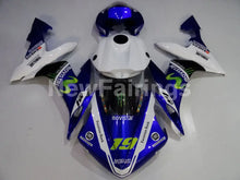 Cargar imagen en el visor de la galería, Number 19 White and Blue Black Monster - YZF-R1 04-06 Fairing Kit