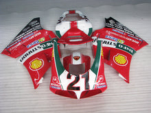 Cargar imagen en el visor de la galería, Number 21 Red and White Black Performance - Ducati 748/916/996/998 96-02 Fairing Kit