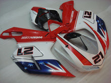Cargar imagen en el visor de la galería, Number 21 Red and White Black Star - Ducati 848/1098/1198 07-11 Fairing Kit