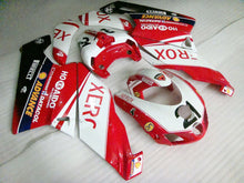 Cargar imagen en el visor de la galería, Number 21 Red and White Black Xerox - Ducati 749/999 05-06 Fairing Kit (Single Passenger Seat)