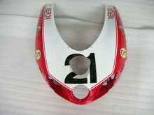 Cargar imagen en el visor de la galería, Number 21 Red and White Black Xerox - Ducati 749/999 05-06 Fairing Kit (Single Passenger Seat)