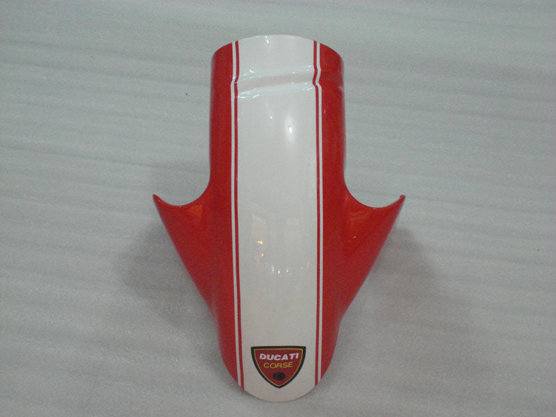Number 21 Red and White Shell - Ducati 748/916/996/998 96-02 Fairing Kit (Single Passenger Seat)