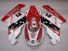 Number 21 Red and White Xerox - Ducati 749/999 03-04 Fairing Kit (Single Passenger Seat)