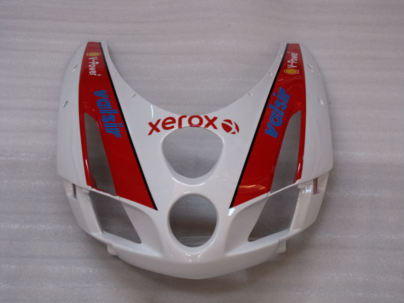 Number 21 Red and White Xerox - Ducati 749/999 03-04 Fairing Kit (Single Passenger Seat)