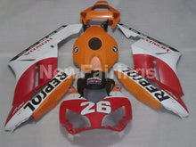 Cargar imagen en el visor de la galería, Number 26 Orange Red and White Repsol - CBR1000RR 04-05 Fairing Kit
