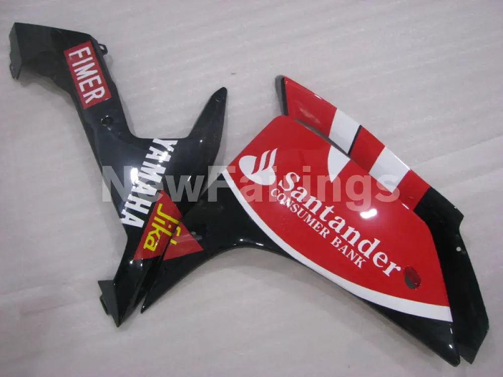 Number 41 Red and Black White Santander - YZF-R1 07-08 Fairing Kit