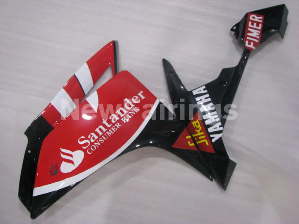 Number 41 Red and Black White Santander - YZF-R1 07-08 Fairing Kit