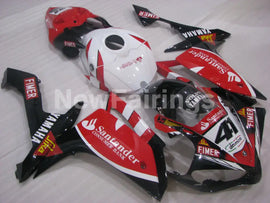Number 41 Red and Black White Santander - YZF-R1 07-08 Fairing Kit