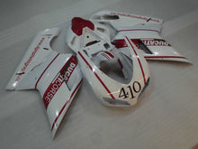 Cargar imagen en el visor de la galería, Number 410 White and Red Factory Style - Ducati 848/1098/1198 07-11 Fairing Kit