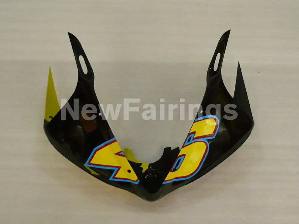 Number 46 Yellow and Black Sun Moon - YZF-R6 03-04 Fairing Kit