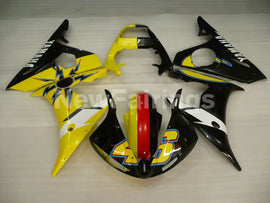 Number 46 Yellow and Black Sun Moon - YZF-R6 05 Fairing Kit
