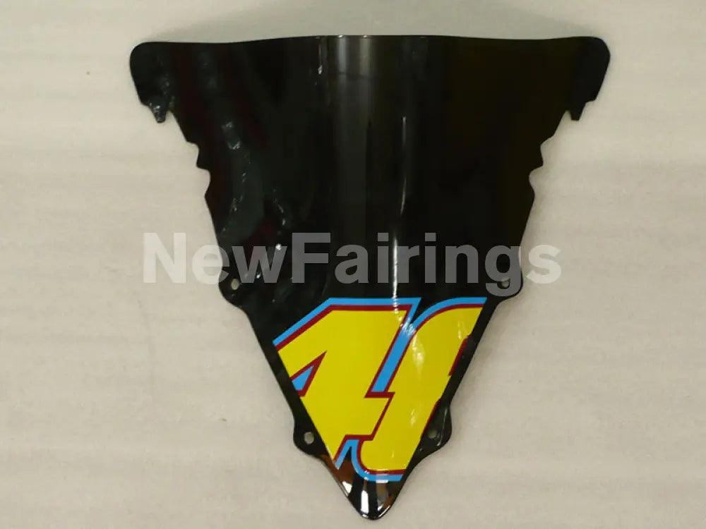 Number 46 Yellow and Black Sun Moon - YZF-R6 05 Fairing Kit