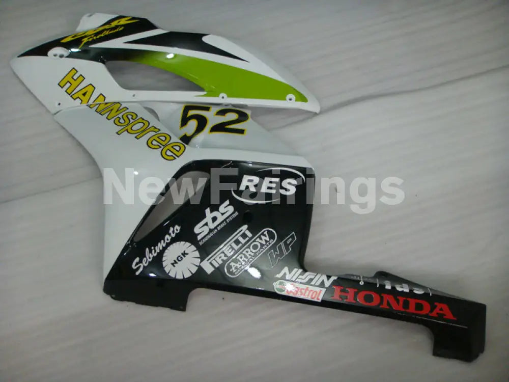 Number 52 Green and White HANN Spree - CBR1000RR 04-05 Fairing Kit