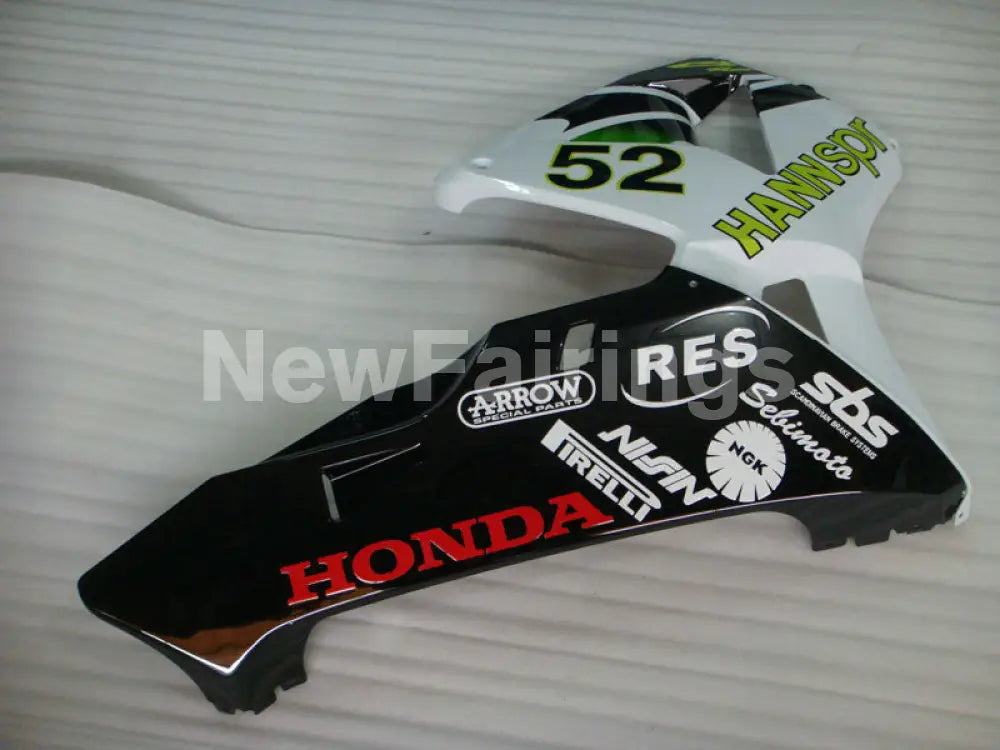 Number 52 White and Green HANN Spree - CBR600RR 03-04 Fairing Kit