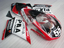 Cargar imagen en el visor de la galería, Number 55 Red and White Black MOTUL - Ducati 1198 07-11 Fairing Kit (Single Passenger Seat)
