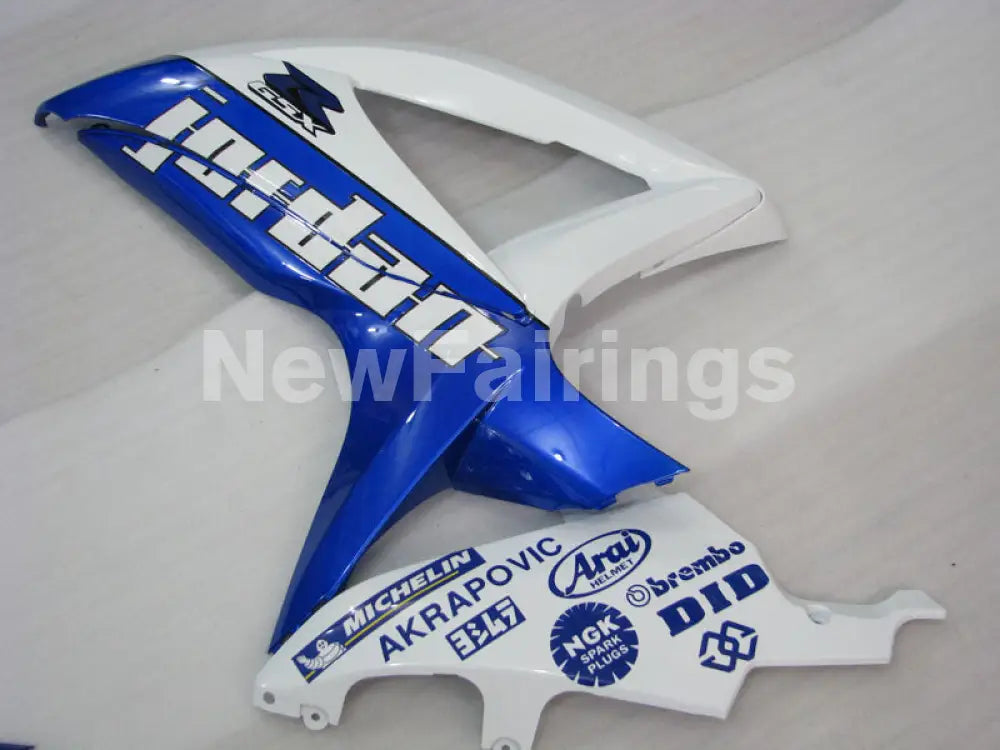 Number 59 White and Blue Jordan - GSX-R750 08-10 Fairing Kit