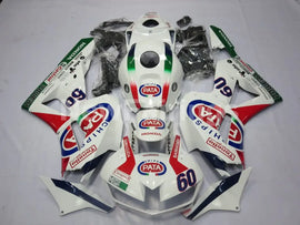 Number 60 White and Red Green PATA- CBR600RR 13-23 Fairing Kit