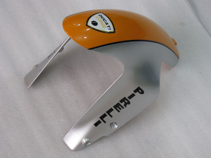 Number 62 Orange and Silver Gulf - Ducati 848/1098/1198 07-11 Fairing Kit