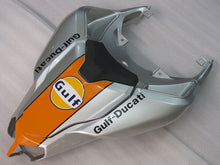 Cargar imagen en el visor de la galería, Number 62 Orange and Silver Gulf - Ducati 848/1098/1198 07-11 Fairing Kit