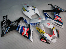 Cargar imagen en el visor de la galería, Number 76 White and Blue Red Dark Dog - GSX-R600 06-07 Fairing Kit