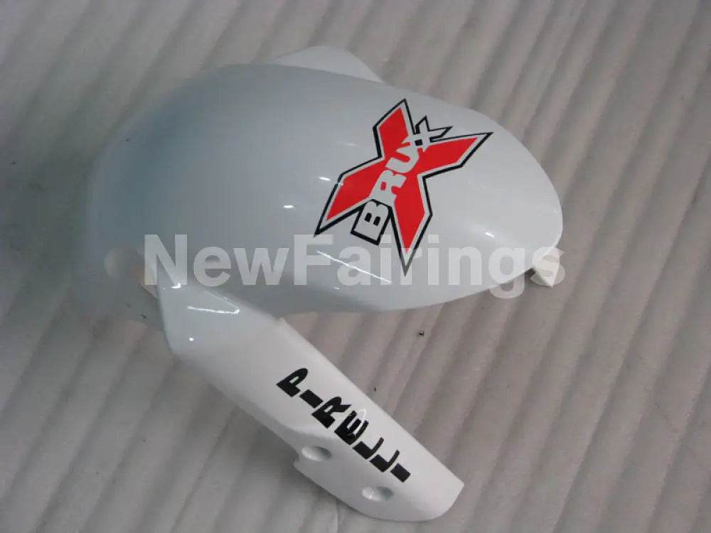 Number 76 White and Blue Red Dark Dog - GSX-R750 06-07 Fairing Kit