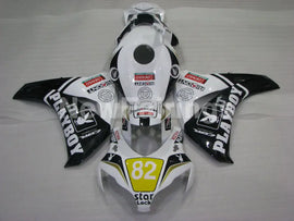 Number 82 White and Black Playboy - CBR1000RR 08-11 Fairing Kit