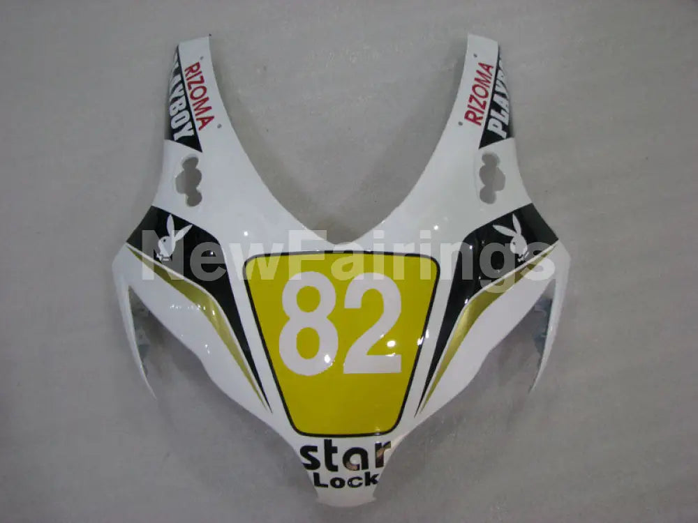 Number 82 White and Black Playboy - CBR1000RR 08-11 Fairing Kit