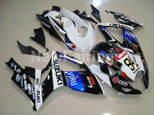 Cargar imagen en el visor de la galería, Number 84 White and Blue Black Dark Dog - GSX-R750 06-07 Fairing Kit