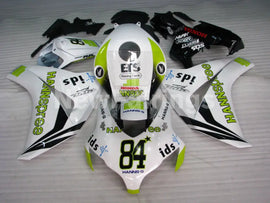 Number 84 White and Green HANN Spree - CBR1000RR 08-11 Fairing Kit