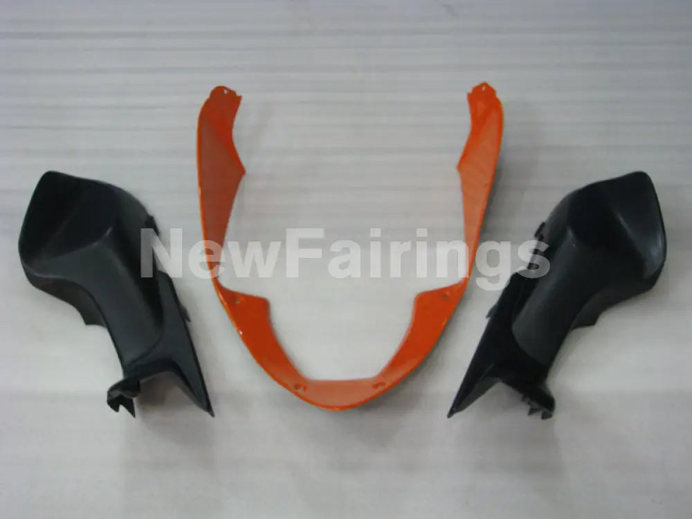 Orange and Black Flame - CBR600 F4i 01-03 Fairing Kit
