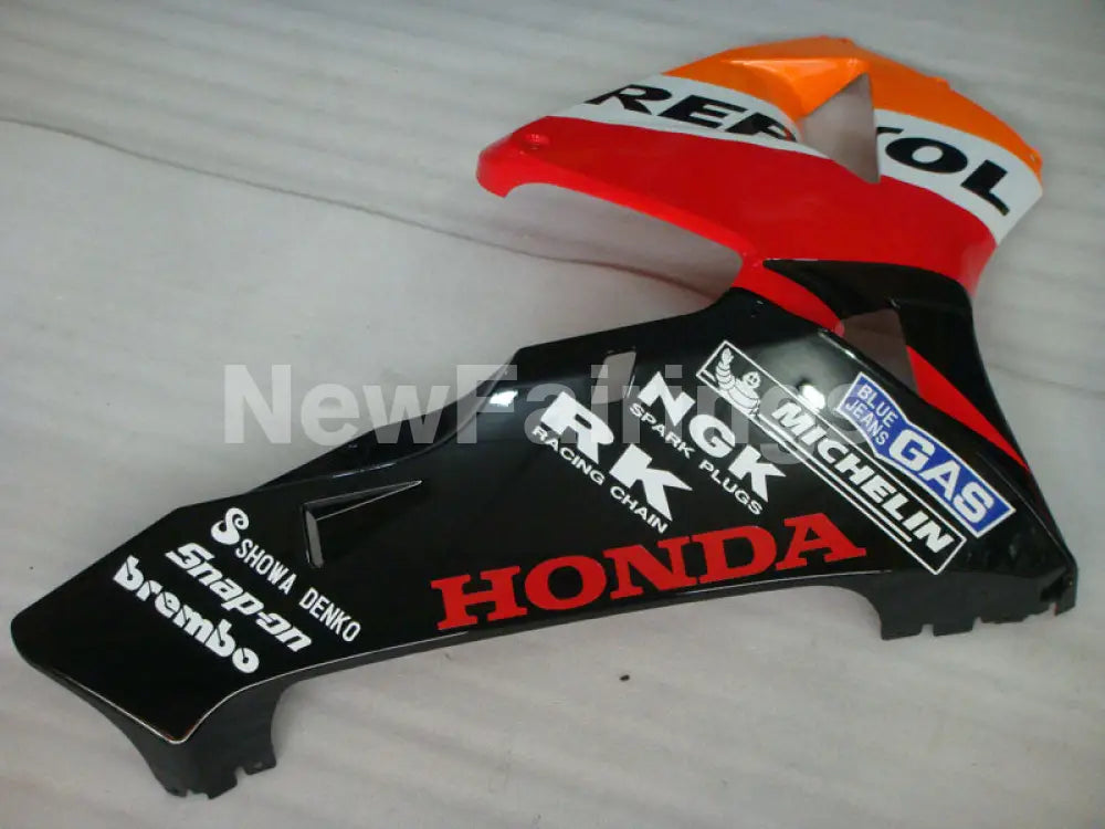 Orange and Black Red Repsol - CBR600RR 03-04 Fairing Kit