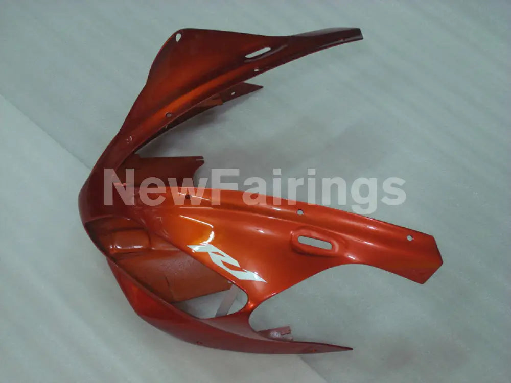 Orange and Matte Black Factory Style - YZF-R1 00-01 Fairing Kit