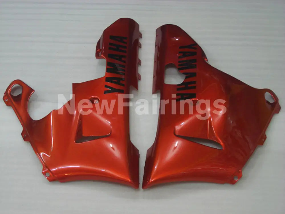 Orange and Matte Black Factory Style - YZF-R1 00-01 Fairing Kit