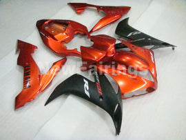 Orange and Matte Black Factory Style - YZF-R1 04-06 Fairing Kit