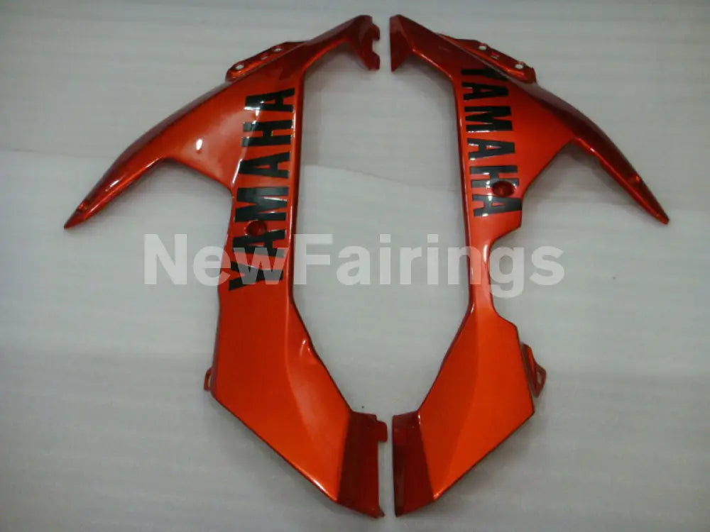 Orange and Matte Black Factory Style - YZF-R1 07-08 Fairing Kit