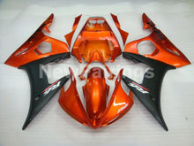 Cargar imagen en el visor de la galería, Orange and Matte Black Factory Style - YZF-R6 05 Fairing Kit