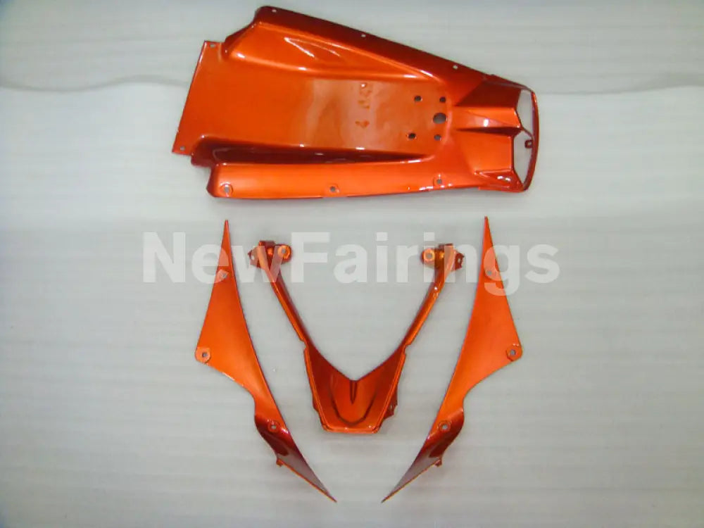 Orange and Matte Black Factory Style - YZF-R6 05 Fairing Kit