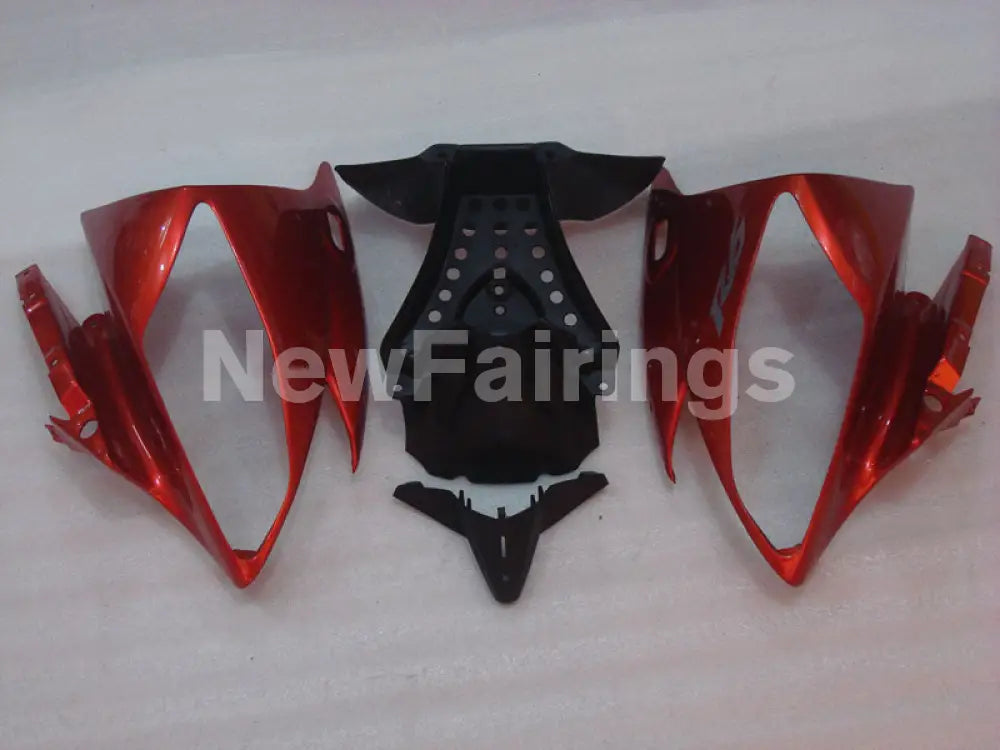 Orange and Matte Black Factory Style - YZF-R6 06-07 Fairing Kit
