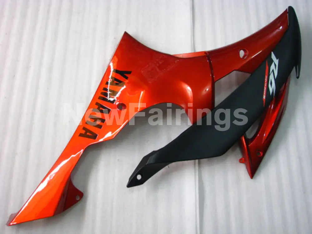 Orange and Matte Black Factory Style - YZF-R6 08-16 Fairing Kit