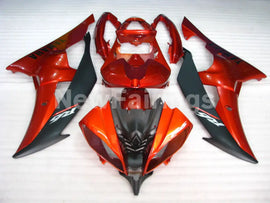 Orange and Matte Black Factory Style - YZF-R6 08-16 Fairing Kit