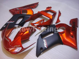Orange and Matte Black Factory Style - YZF-R6 98-02 Fairing Kit