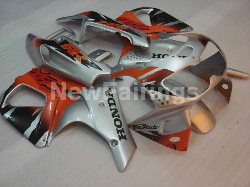 Orange and Silver Factory Style - CBR 900 RR 94-95 Fairing Kit