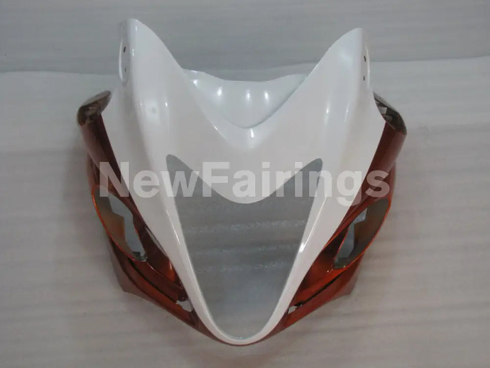 Orange and White Black Factory Style - GSX1300R Hayabusa 08-20 Fairing Kit