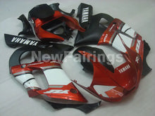 Cargar imagen en el visor de la galería, Orange and White Matte Black Factory Style - YZF-R6 98-02 Fairing Kit