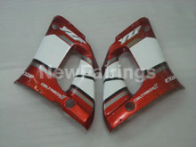 Cargar imagen en el visor de la galería, Orange and White Matte Black Factory Style - YZF-R6 98-02 Fairing Kit