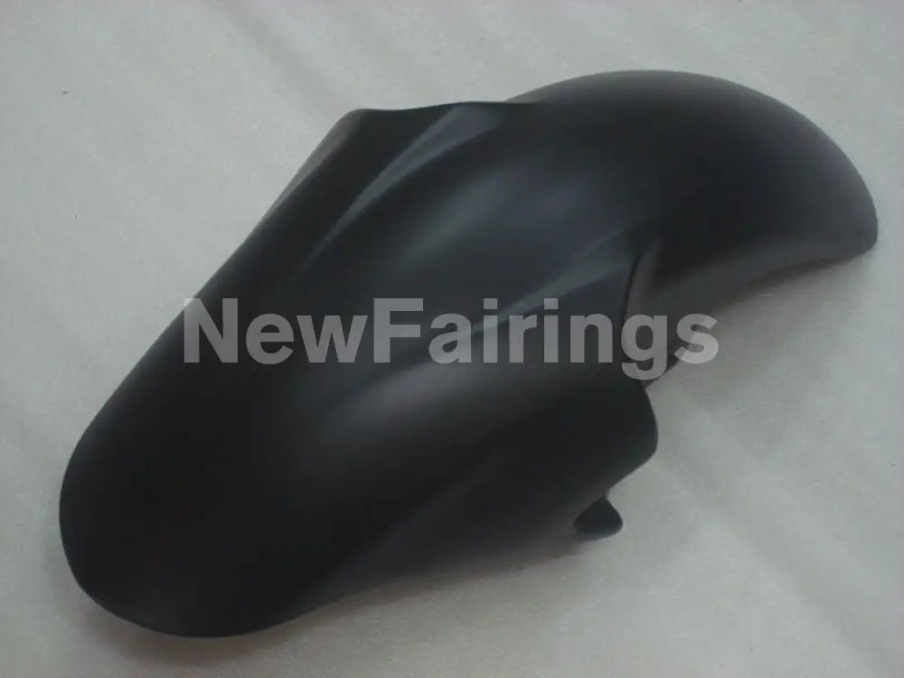 Orange and White Matte Black Factory Style - YZF-R6 98-02 Fairing Kit