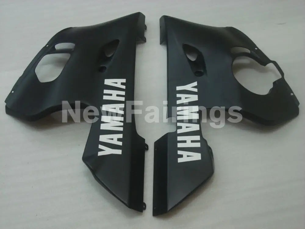 Orange and White Matte Black Factory Style - YZF-R6 98-02 Fairing Kit