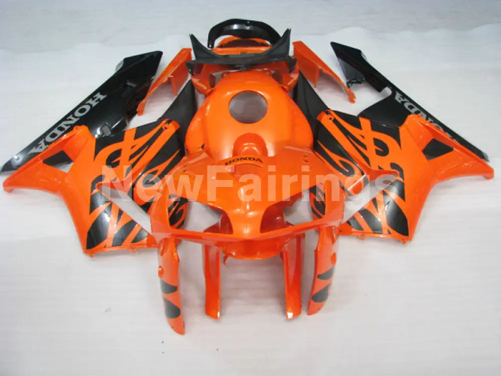 Orange and Black Fire - CBR600RR 05-06 Fairing Kit