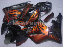 Cargar imagen en el visor de la galería, Orange and Black Flame - CBR600RR 05-06 Fairing Kit